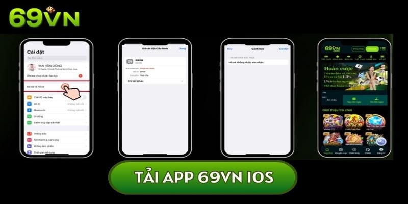 Hướng dẫn 69VN cài đặt app về hệ điều hành iOS
