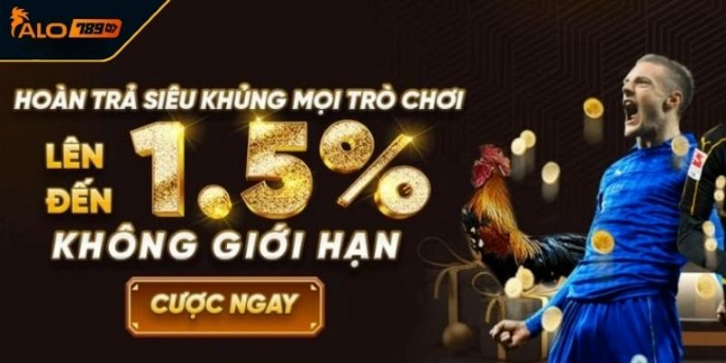 Chương trình hoàn vốn hấp dẫn tại Alo789 với tỷ lệ lên đến 1.5%